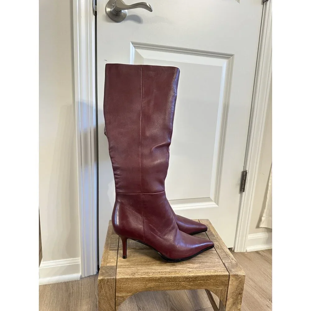 STEVE MADDEN Lingo Boot in Wine Size US 9.5